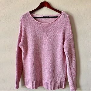 VINCE pink knit sweater